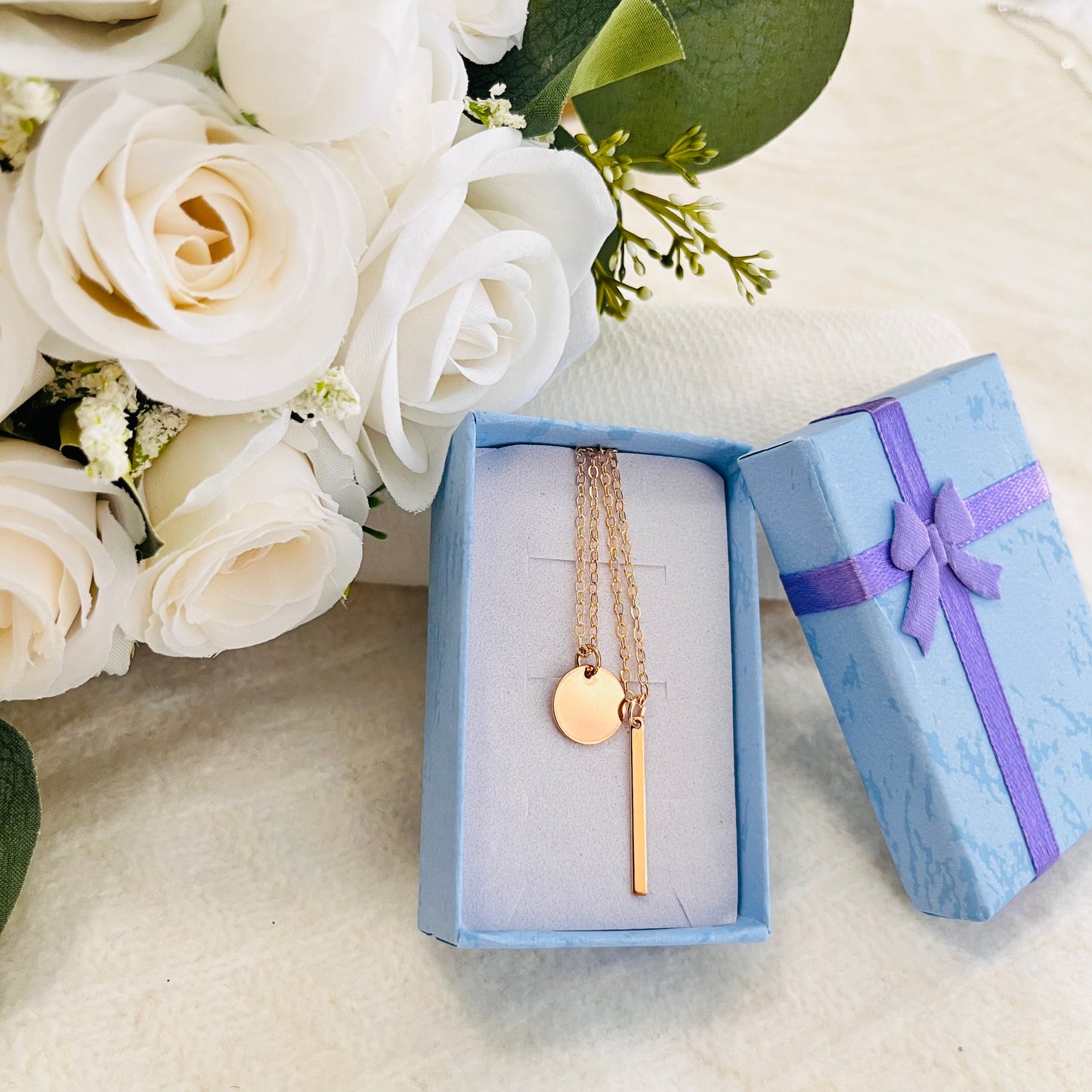 MC17 - Geometric Layered Pendant Necklace Set