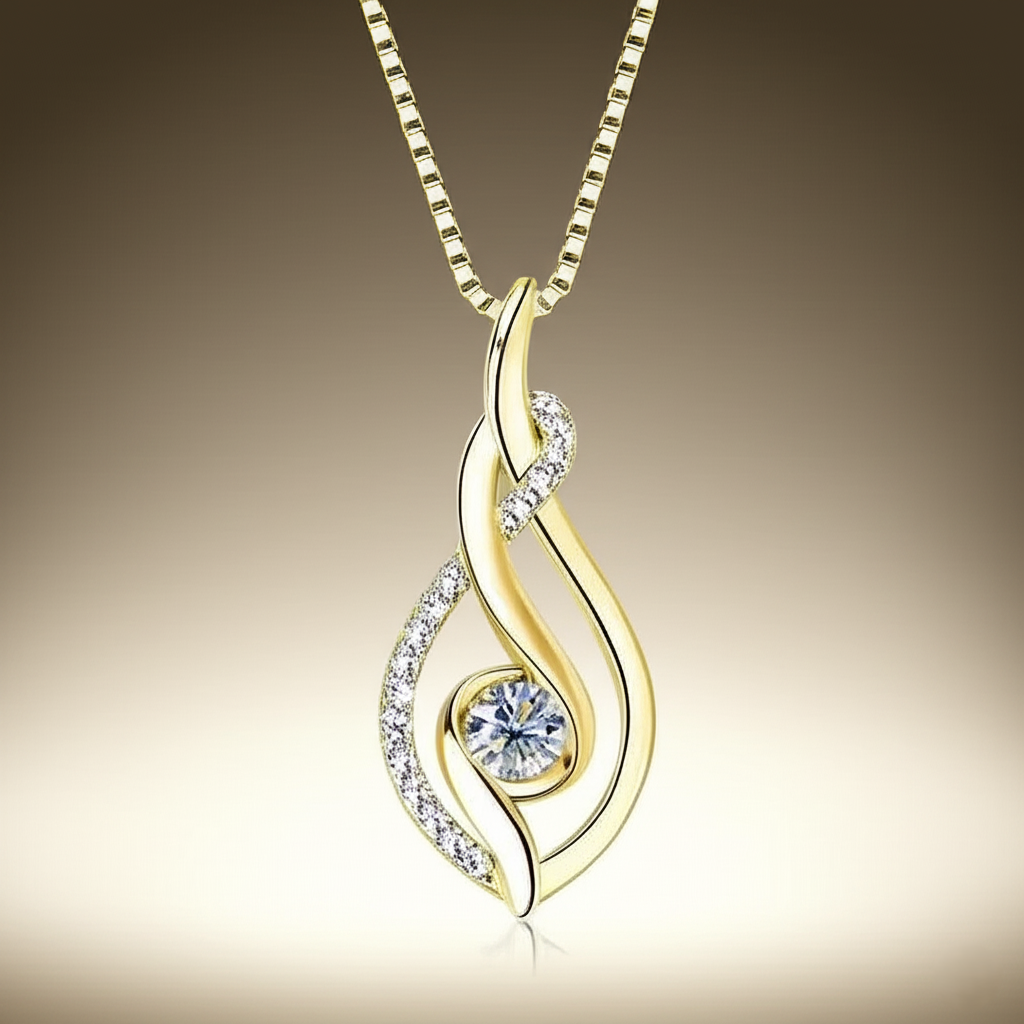 Flame Design Necklace